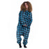 Snuggs Blanket Onesie Blue Checkered
